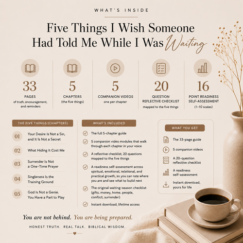 The Waiting Season Guide: 5 Things I wish Someone Had Told Me While I Was Waiting
